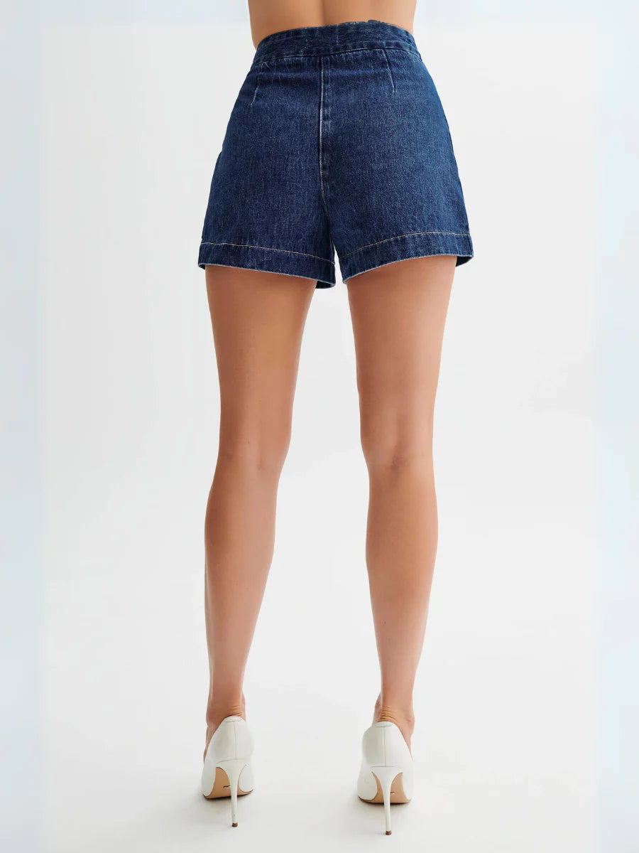 High Waist Denim Set | Met Perfecte pasvorm