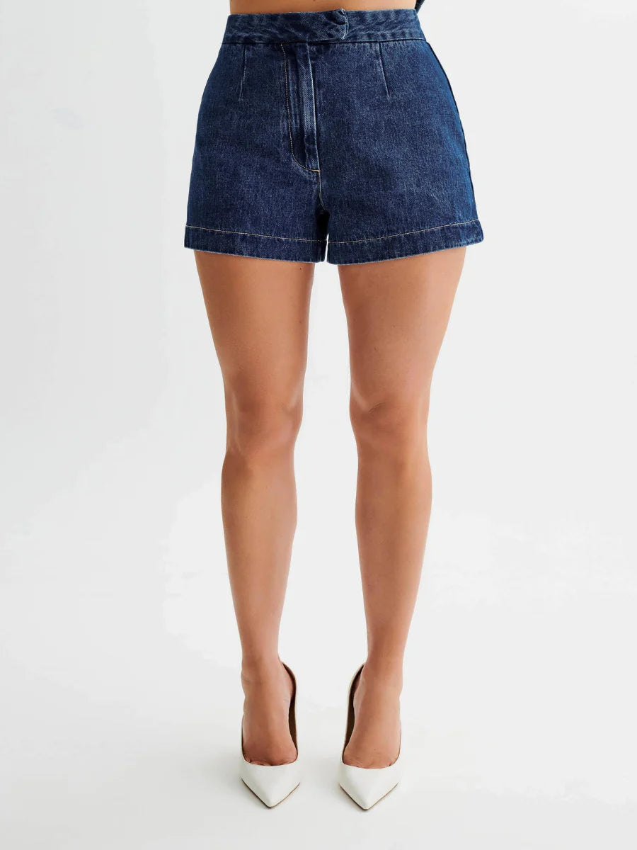 High Waist Denim Set | Met Perfecte pasvorm