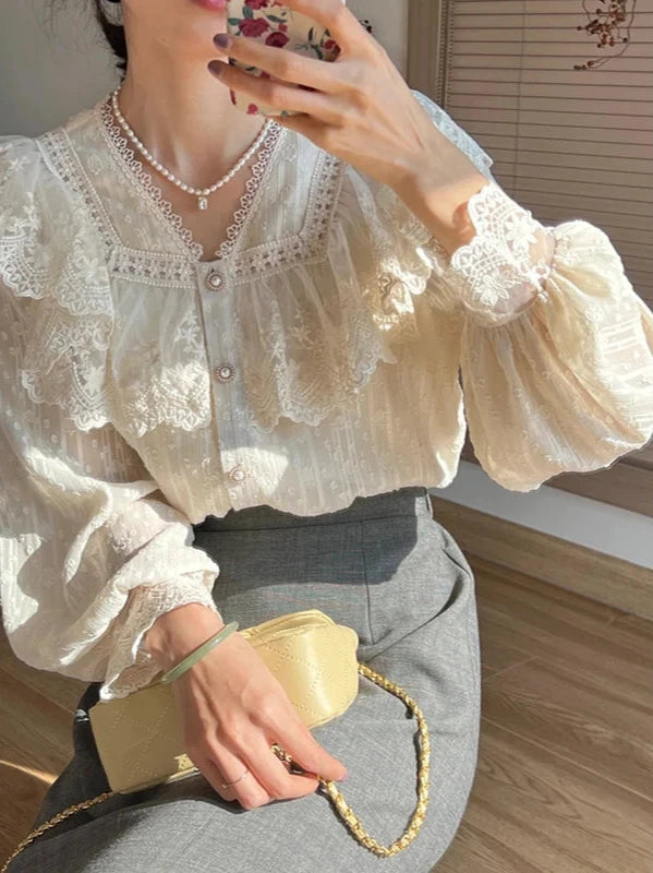 Juuls Blouse | Elegante Blouse Met Patroon