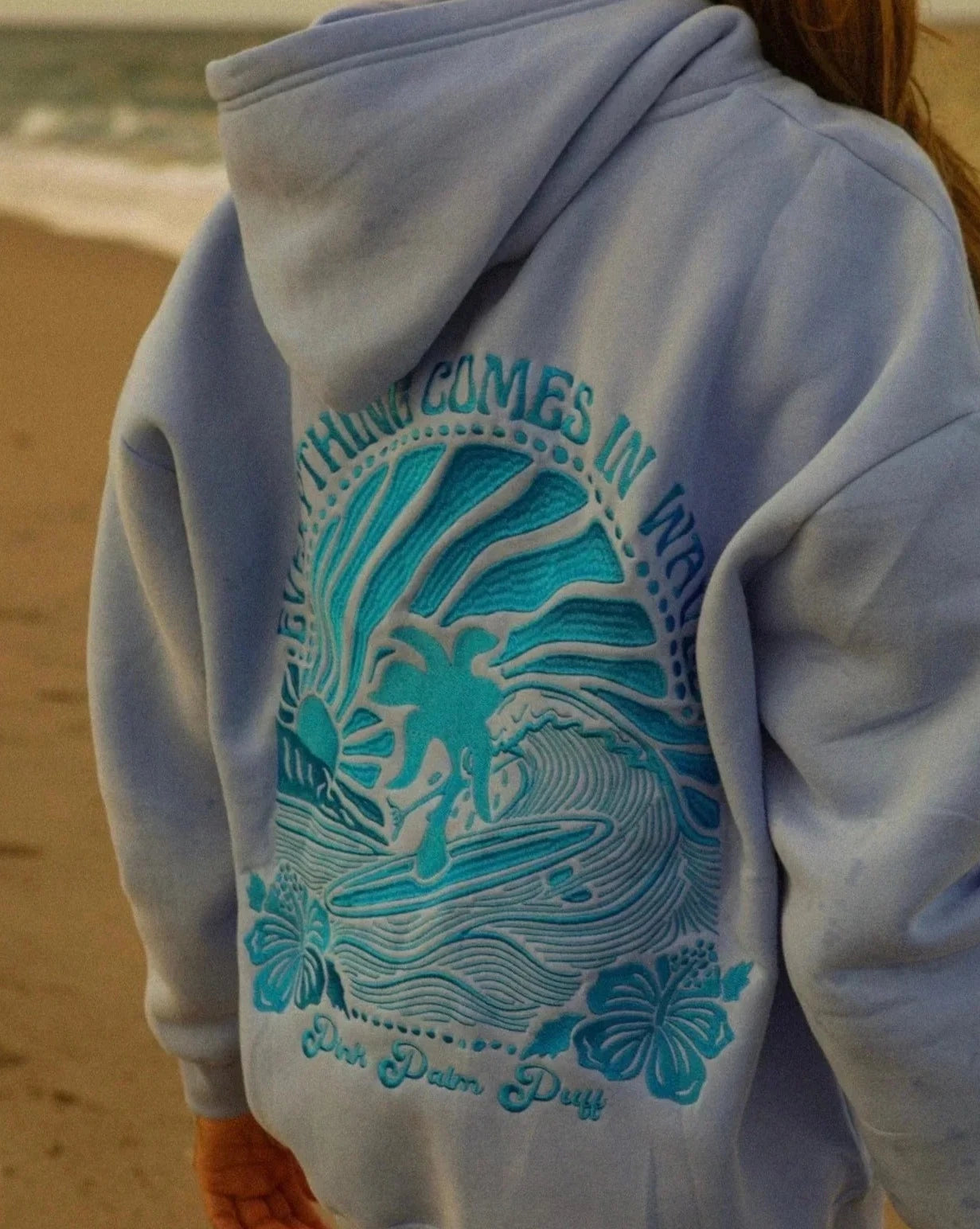 Marine Hoodie | Hoodie Met Golfprint